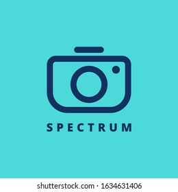 Vector minimalistic collection of photography logo templates. Photography vintage and modern badges and photo labels. Photocam logotypes