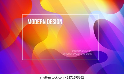 vector minimalistic colorful background. bright trend colors Creative design graphics for posters, sites, printing. Vector line gradient halftone. frame for text Modern Art graphics.