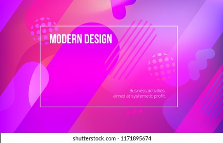vector minimalistic colorful background. bright trend colors Creative design graphics for posters, sites, printing. Vector line gradient halftone. frame for text Modern Art graphics.