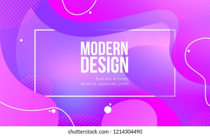 vector minimalistic colorful background. bright trend colors Creative design graphics for posters, sites, printing. Vector line gradient halftone. frame for text Modern Art graphics.