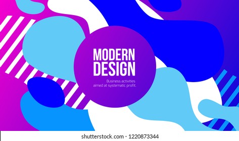 vector minimalistic colorful background. bright trend colors Creative design graphics for posters, sites, printing. Vector line gradient halftone. frame for text Modern Art graphics.
