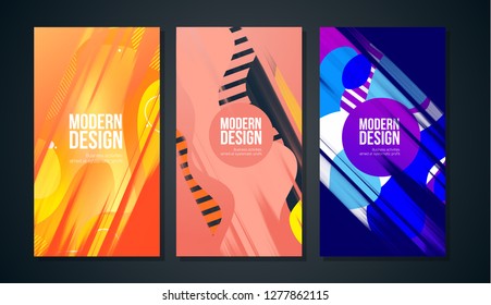 vector minimalistic colorful background. bright trend colors Creative design graphics for posters, sites, printing. Vector line gradient halftone. frame for text Modern Art graphics.