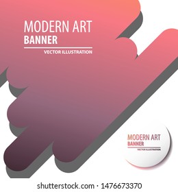 vector minimalistic colorful background. bright trend colors Creative design graphics for posters, sites, printing. Vector line gradient halftone. frame for text Modern Art graphics.