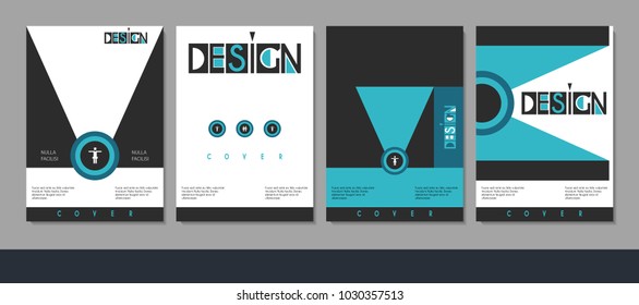 
Vector minimalistic cover design. Template for brochure, education, business, web design.