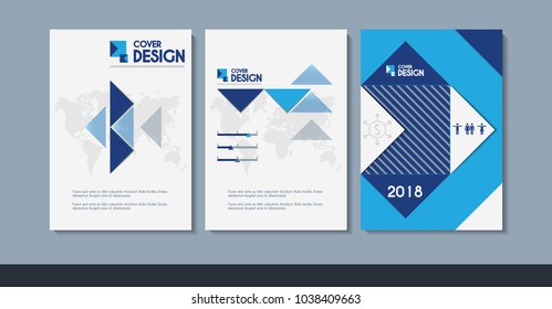 Vector minimalistic cover design. Template for brochure, education, business, web design.