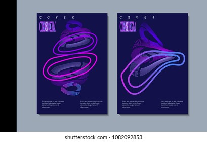 Vector minimalistic cover design. Template for brochure, education, business, web design.