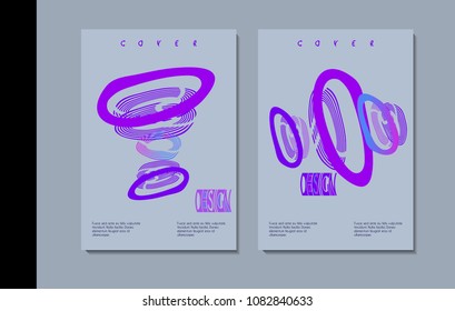 Vector minimalistic cover design. Template for brochure, education, business, web design.