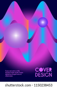 Vector minimalistic cover design. Template for brochure, education, business, web design.