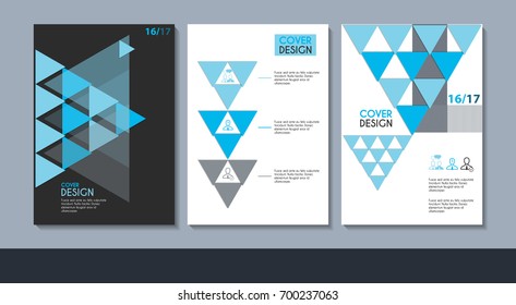 Vector minimalistic cover design. Template for brochure, education, business, web design.
