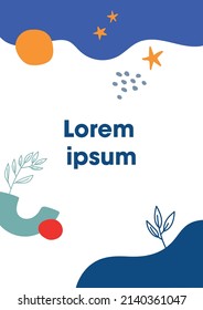 vector minimalistic handdrawn nordic pattern