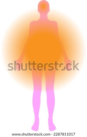 Vector minimalistic illustration collection. Creative yoga abstract artwork with hand drawn silhouette . Template for card, poster, banner, print for t-shirt, pin, badge, patch.