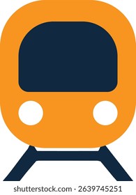 Vector minimalistic image of a metro station, color and proportions can be changed.