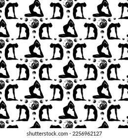 Vector minimalistic pattern with illustration. Creative abstract artwork . Template for card, poster, banner, print for t-shirt, pin, badge, patch.