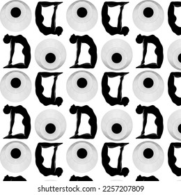 Vector minimalistic pattern with illustration. Creative abstract artwork . Template for card, poster, banner, print for t-shirt, pin, badge, patch.