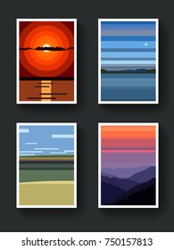 Vector Minimalistic Wallpapers