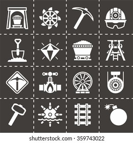 Vector Mining Icon Set