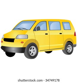 Vector minivan icon