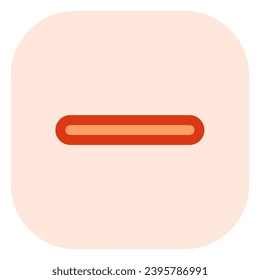 Vector minus negative subtract remove mark icon. Perfect for app and web interfaces, infographics, presentations, marketing, etc.