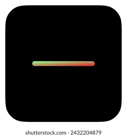 Vector minus negative subtract remove mark icon. Perfect for app and web interfaces, infographics, presentations, marketing, etc.