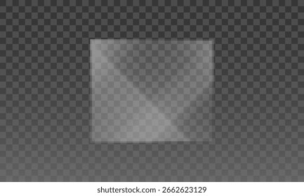 Vector Mirror Icon with Bright Glow Overlay