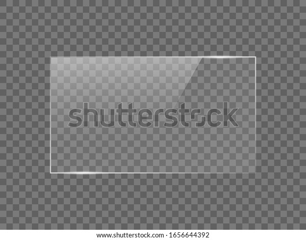 Vector Mirror Reflection Effect Texture Glass Stock Vector (Royalty ...