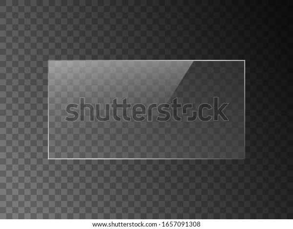 Vector Mirror Reflection Effect Texture Glass Stock Vector (Royalty ...