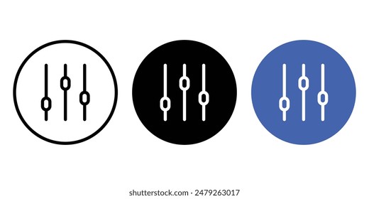 Vector Mixer Icon In Multiple Style