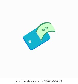 vector mobile cartoon character. buying and selling online