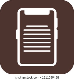 Vector mobile icon
