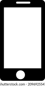 ilustración vectorial de icono móvil en fondo blanco..eps