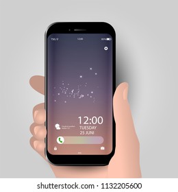 Vector mobile illustration