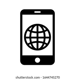Vector mobile internet icon. Premium quality graphic design. Modern signs, outline symbols collection, 
simple thin line icons set for websites, web design, mobile app, infographics
