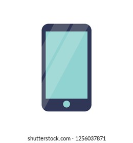 vector mobile phone display isolated on white background