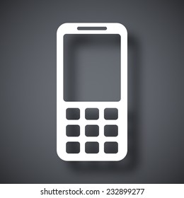 Vector mobile phone icon