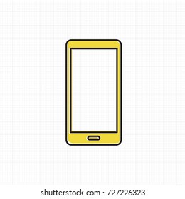 Vektorgrafik des Mobiltelefon-Symbols