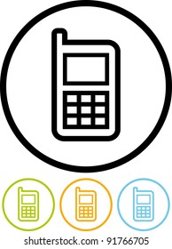 Vector mobile phone icon