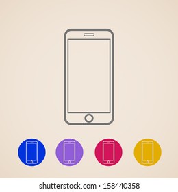 vector mobile phone icons