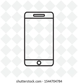 vector mobile phone on a white background