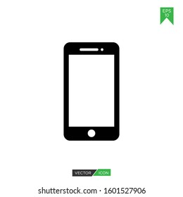 Vector mobile smartphone icon or phone symbol illustration