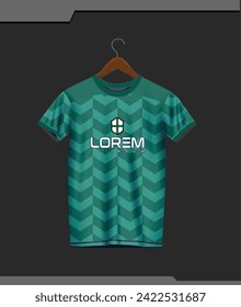 Vector mock up background for sports jerseys, race jerseys, running shirts, jersey designs for sublimation