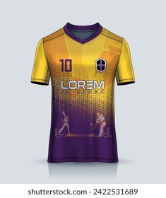 Vector mock up background for sports jerseys, race jerseys, running shirts, jersey designs for sublimation