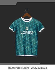 Vector mock up background for sports jerseys, race jerseys, running shirts, jersey designs for sublimation