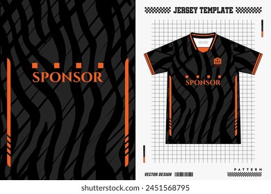 Vector mock up background for sports jerseys designs for sublimation