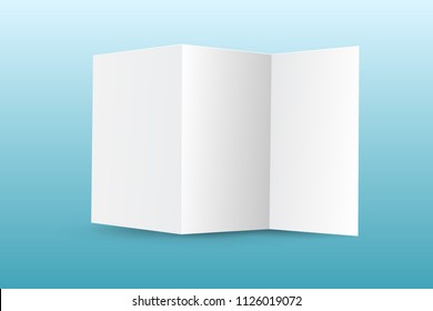 Vector mock up flyer or notebook blank. Business stationery realistic. 
Office notepad mockup for corporate identity.