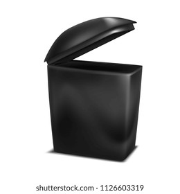 Vector. Mock Up. Black Box plastic