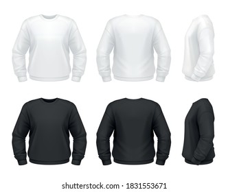 Burla vectorial de la sudadera masculina clásica.