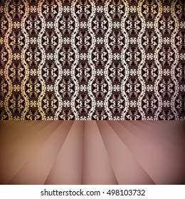 Vector Mockup Empty  Room 