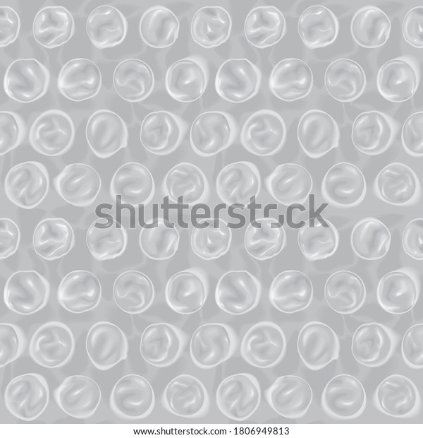 Download Vector Mockup Seamless Pattern Bubble Wrap Stock Vector Royalty Free 1806949813