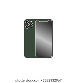 Vector mockup Smartphones illustration for technology marketing online and advertising element.