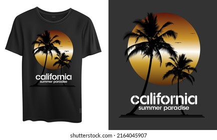 vector mockup summer t shirt illustration design